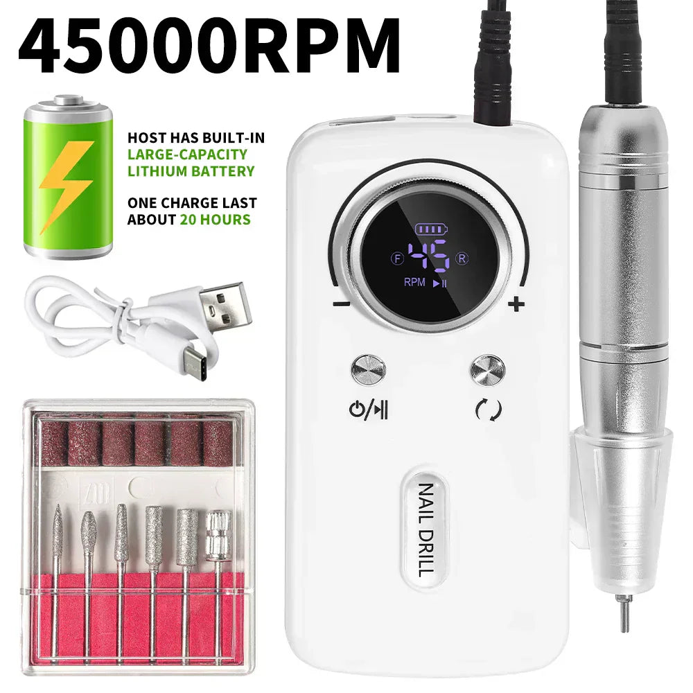Electric Nail Drill Machine