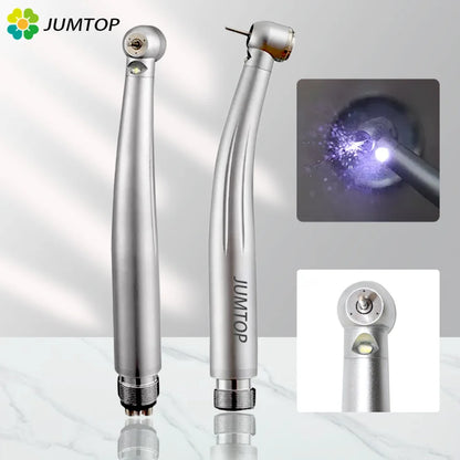 Dental LED High Speed Handpiece Air Turbine Ceramic Bearing 2/4 Hole