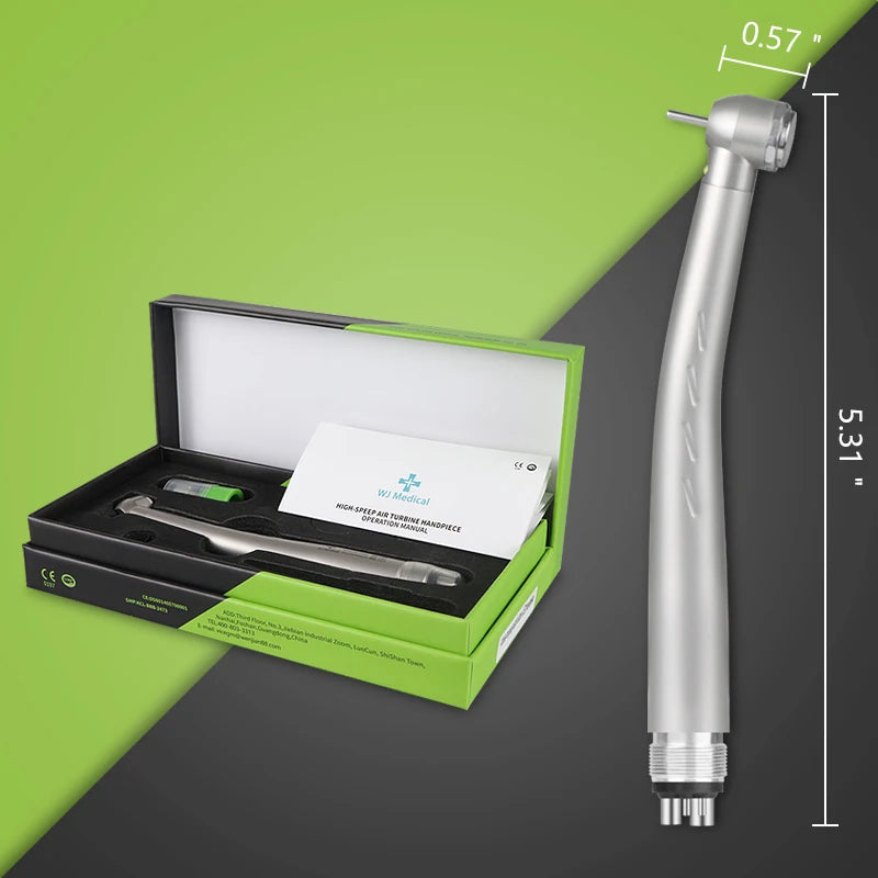 Dental LED High Speed Handpiece E-Generator Push Button