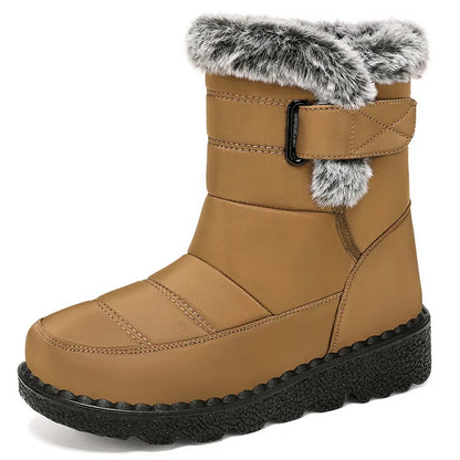 Women’s Waterproof Faux Fur Snow Boots
