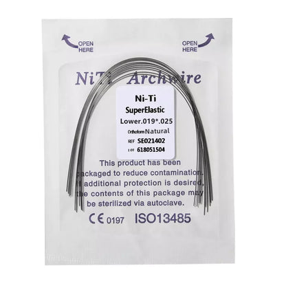 Orthodontic Arch Wires 10 Pcs Super Elastic Round