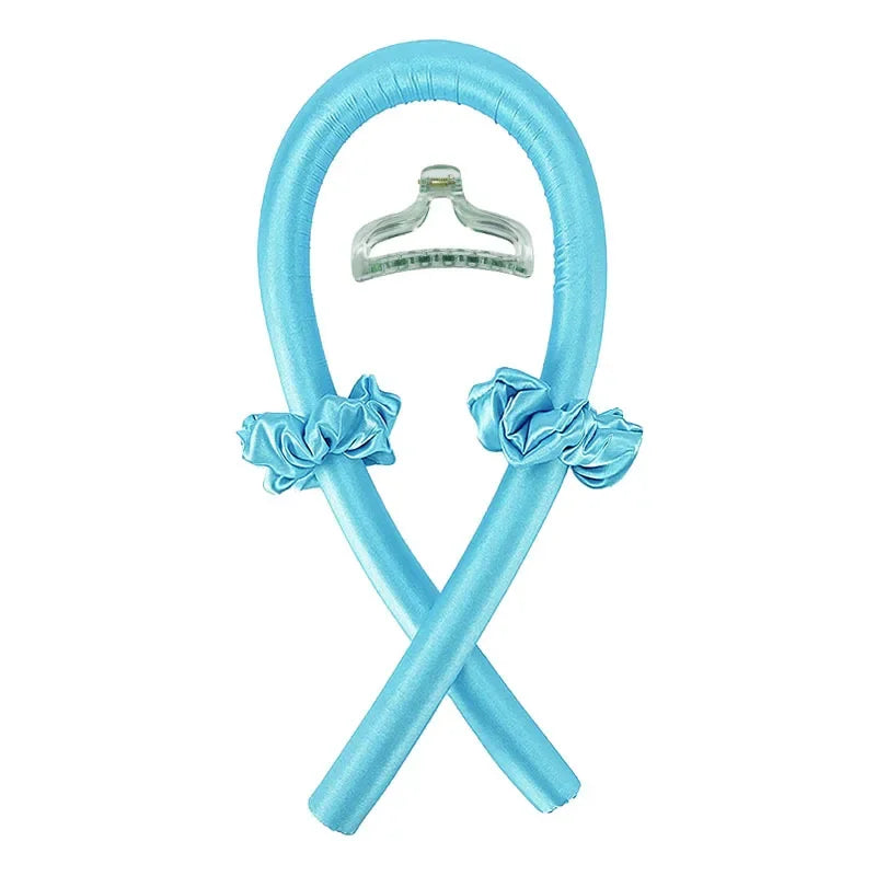 Heatless Silk Curling Rod Headband