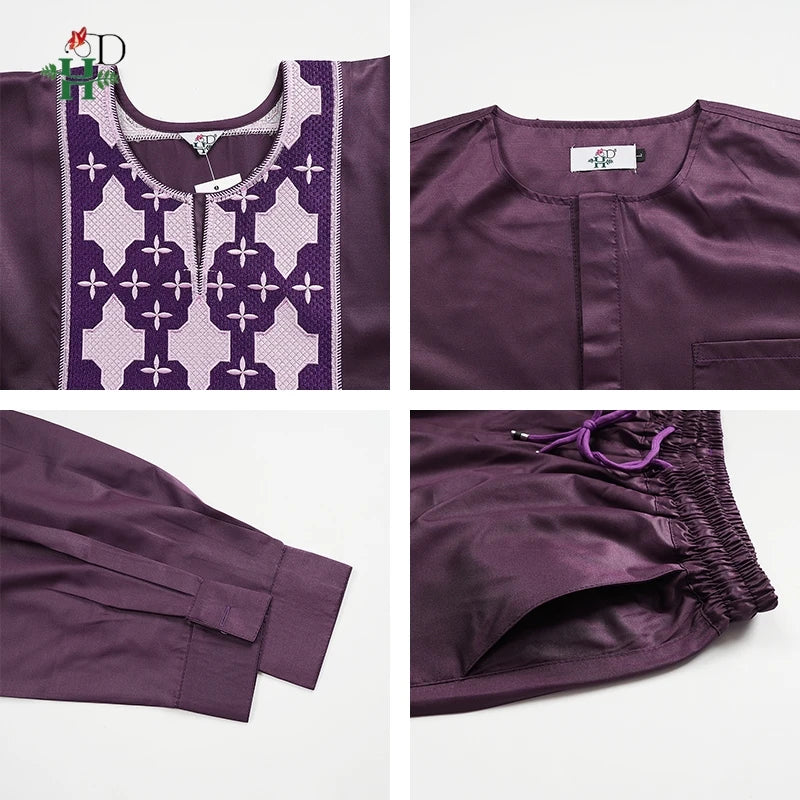Classic Embroidered Men’s Agbada Set