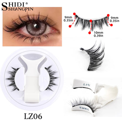 Magnetic Eyelashes Kit Reusable Handmade Faux Mink Lashes