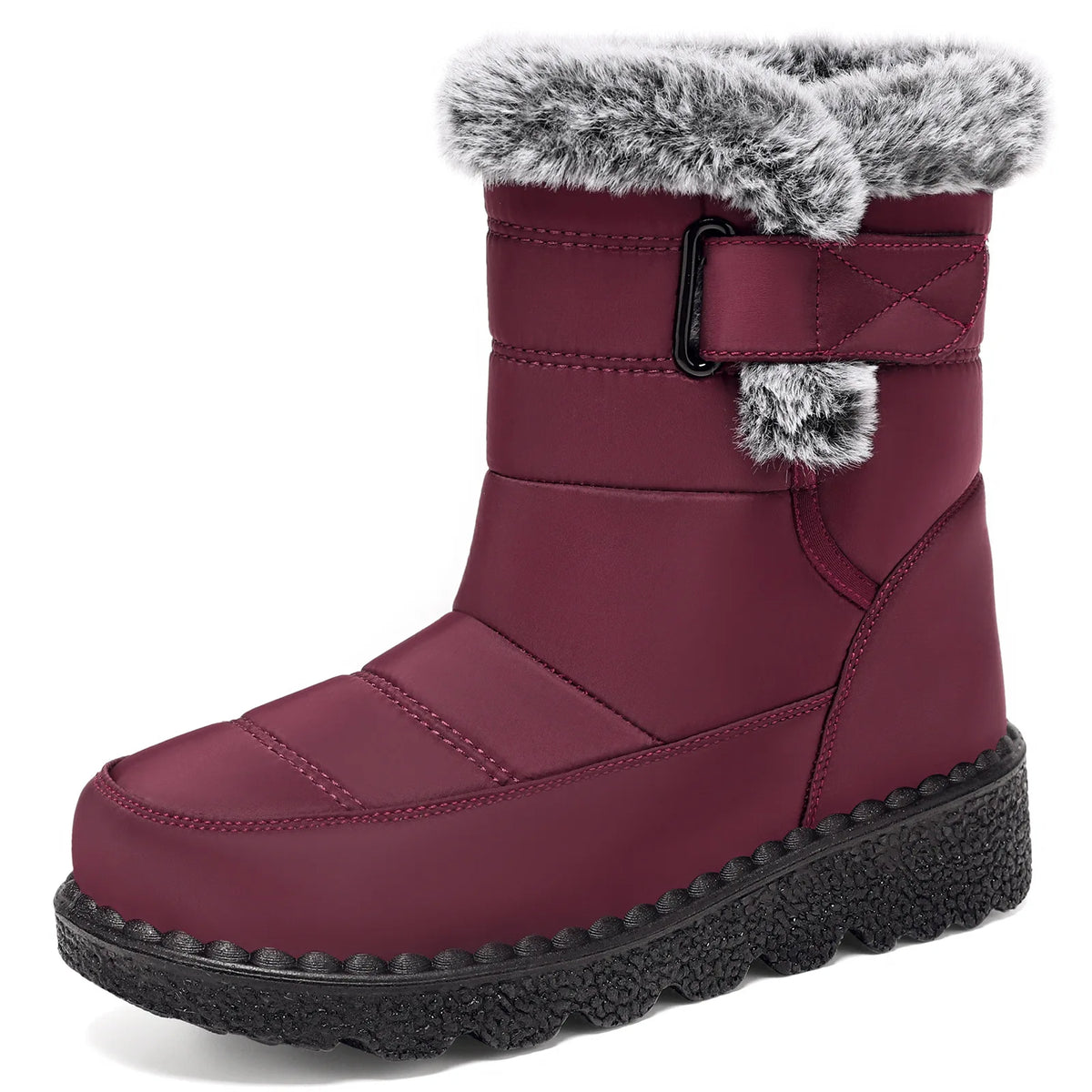 Women’s Waterproof Faux Fur Snow Boots