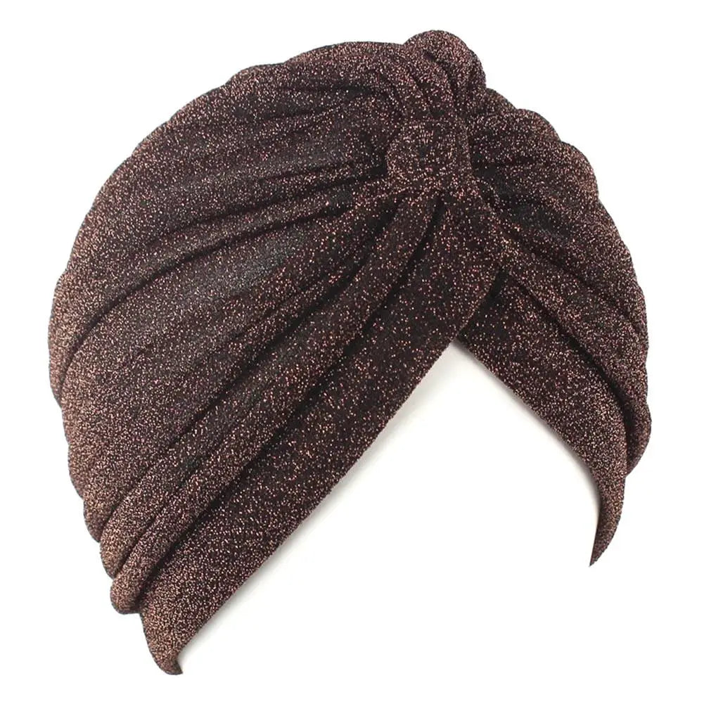 Luxe Shimmer Turban Headwrap