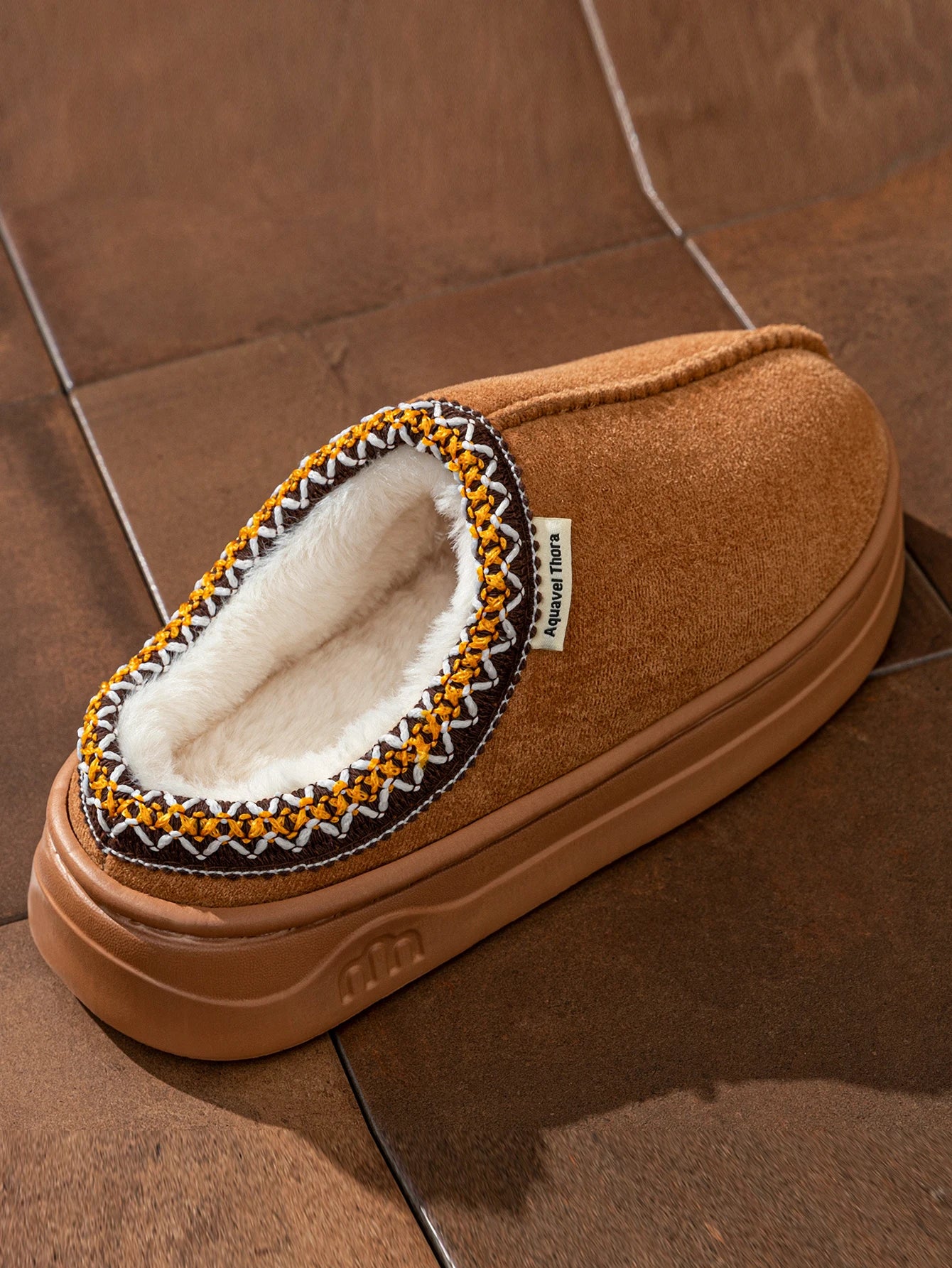 Winter Women's Slippers Boots Fashion Fuzzy Fur Anti-slip