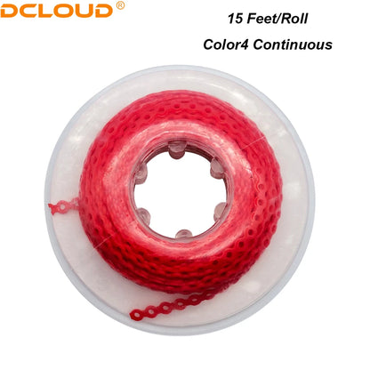 Orthodontic Elastic Power Chain 15ft Spool Dental Rubber Chain 4.57m