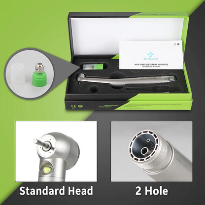 Dental LED High Speed Handpiece E-Generator Push Button