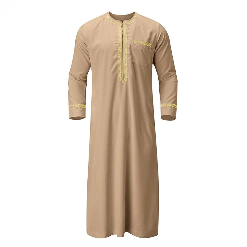 Men's Traditional Embroidered Moroccan Kaftan
