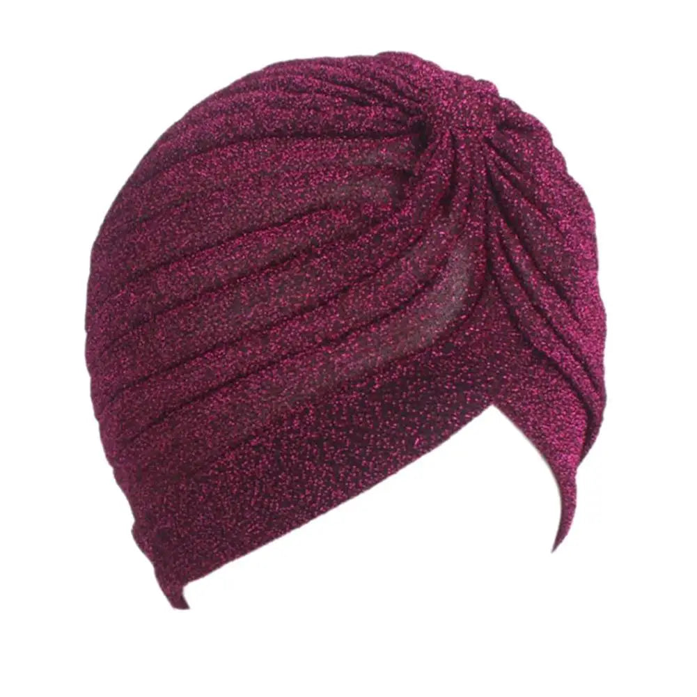 Luxe Shimmer Turban Headwrap