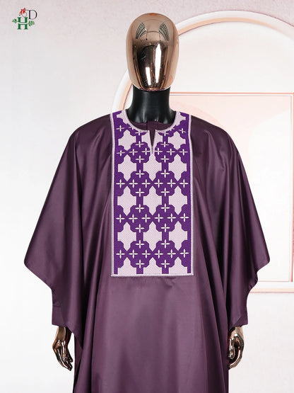 Classic Embroidered Men’s Agbada Set