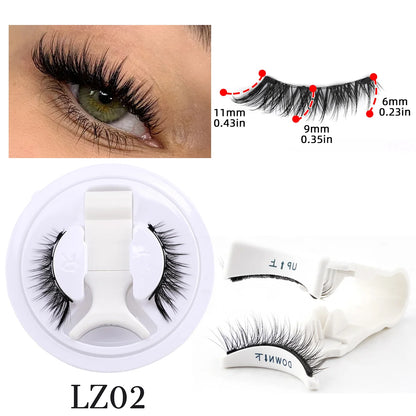 Magnetic Eyelashes Kit Reusable Handmade Faux Mink Lashes