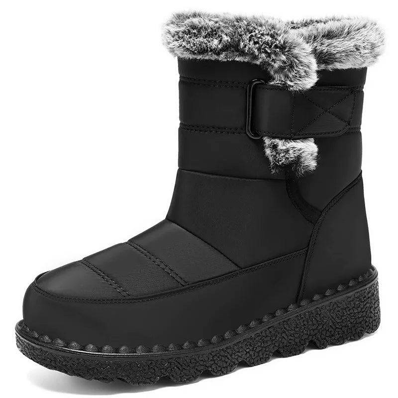 Women’s Waterproof Faux Fur Snow Boots
