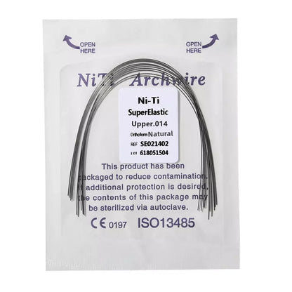 Orthodontic Arch Wires 10 Pcs Super Elastic Round