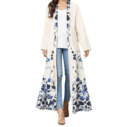 Women's Stylish Floral Elegance Abaya