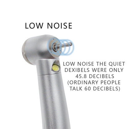 Dental LED High Speed Handpiece Air Turbine Ceramic Bearing 2/4 Hole