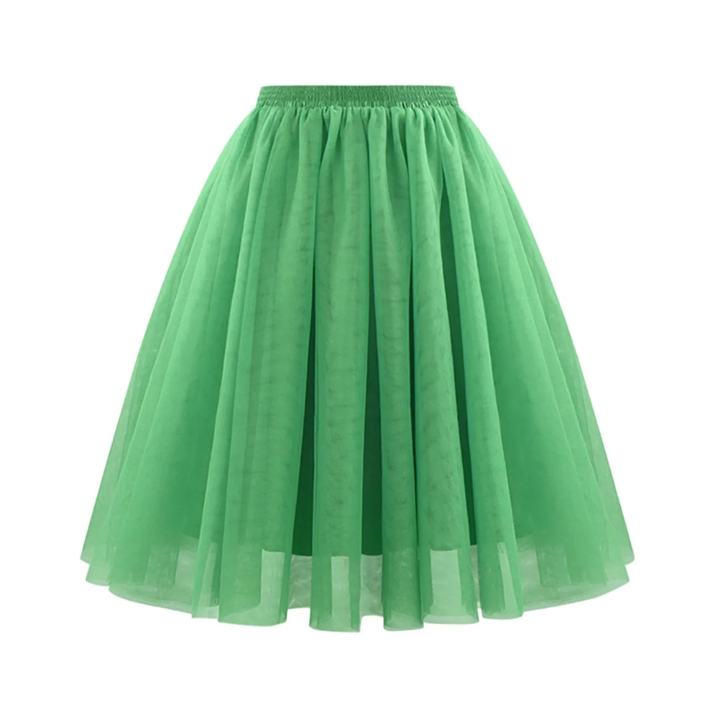 Fairy Adult Multicolored High Waist Tutu Skirt Women's Sheer Mesh Large Swing A-Line Skirt Women Dancing Ballet Costumes