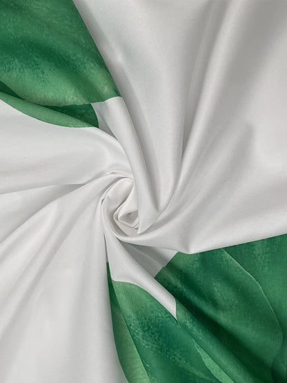 Women Midi Shirts Dress Summer New Dress 2025 V-Neck Pleated Short Sleeves White Loose Casual Flower Print A-line Dresses