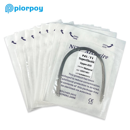 Orthodontic Arch Wires 10 Pcs Super Elastic Round