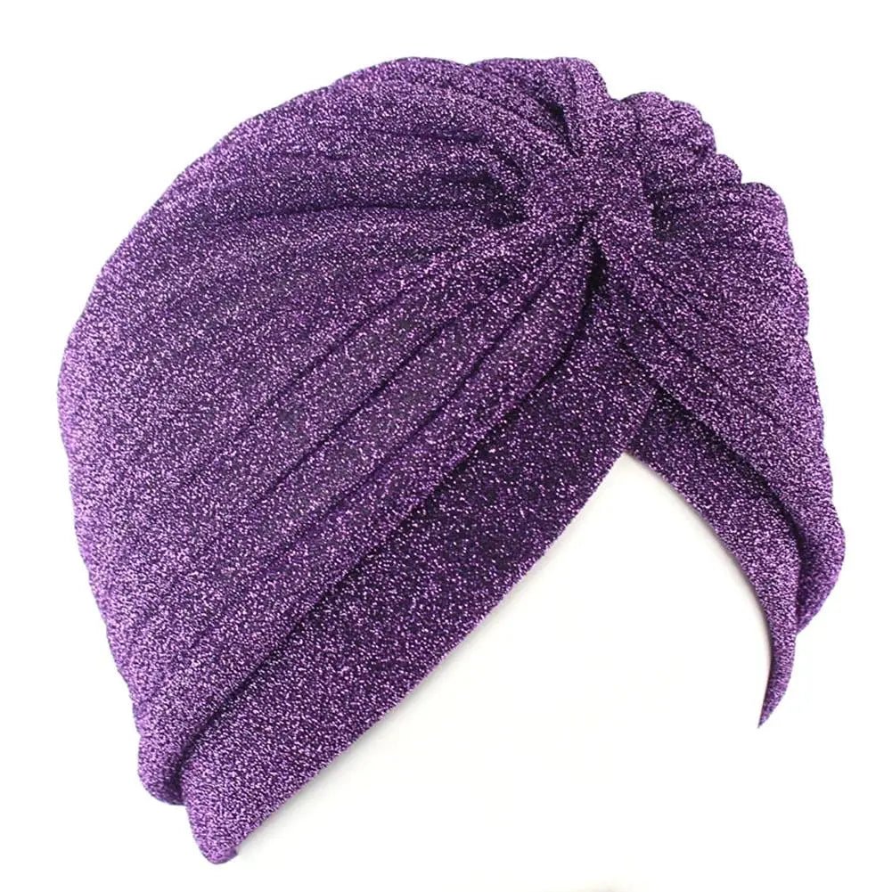 Luxe Shimmer Turban Headwrap
