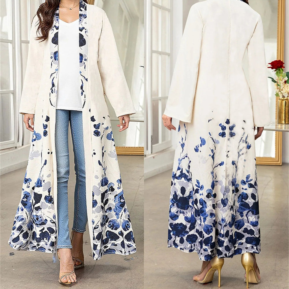 Women's Stylish Floral Elegance Abaya