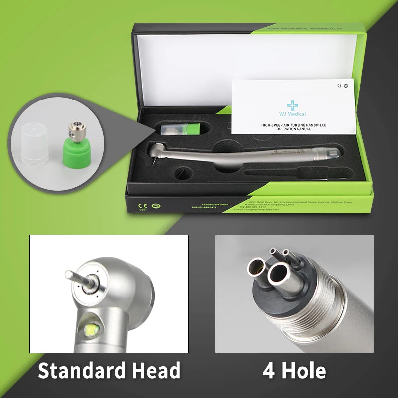 Dental LED High Speed Handpiece E-Generator Push Button