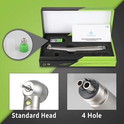 Dental LED High Speed Handpiece E-Generator Push Button