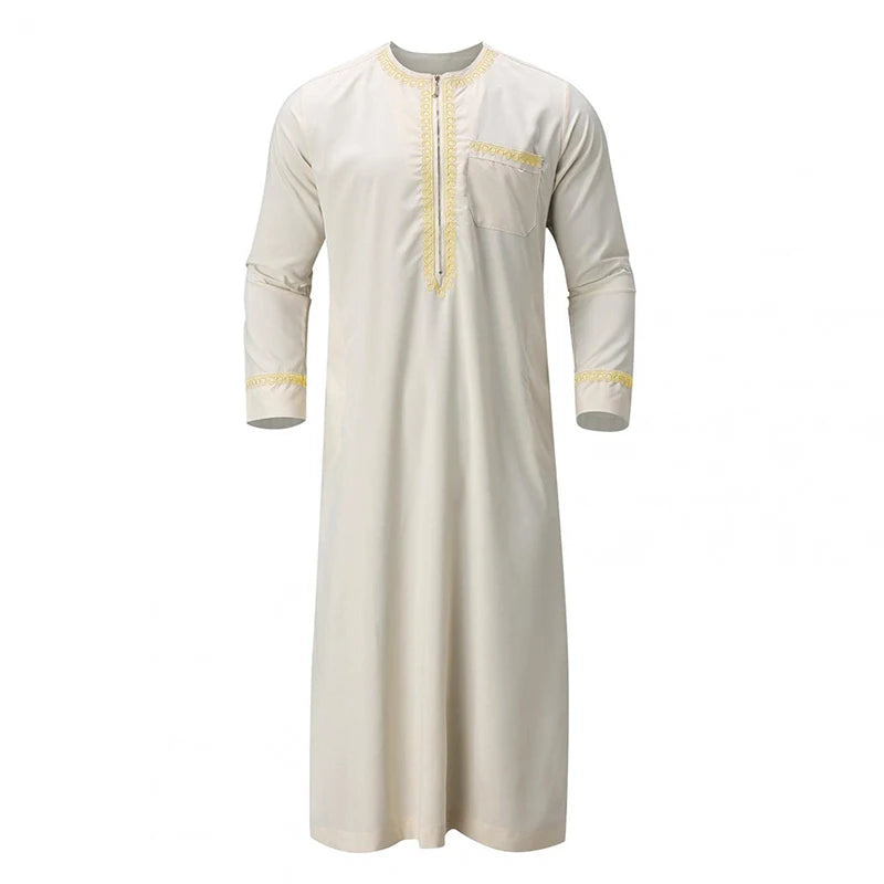 Men's Traditional Embroidered Moroccan Kaftan