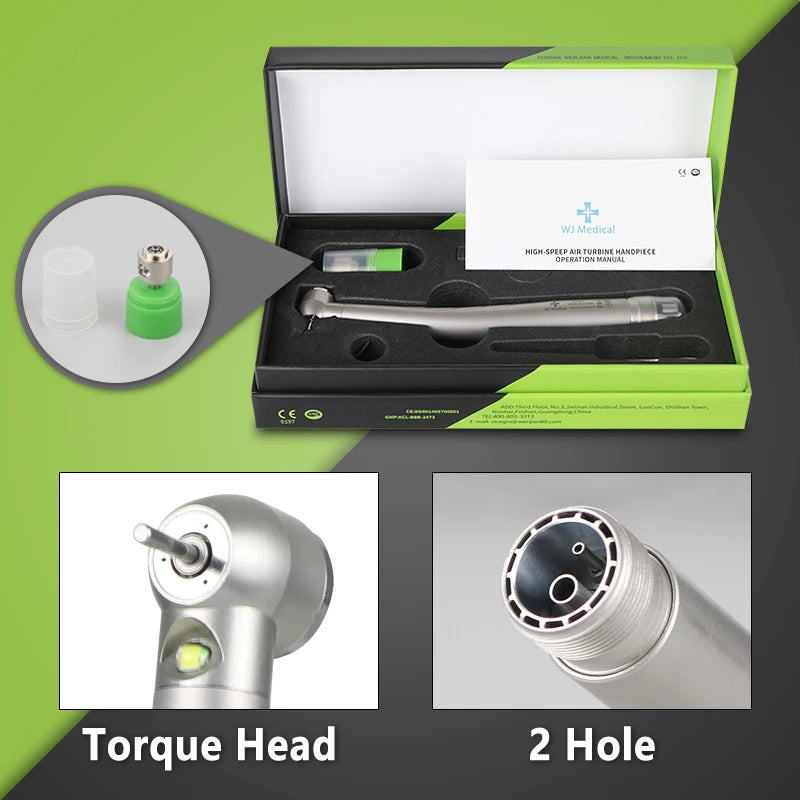 Dental LED High Speed Handpiece E-Generator Push Button