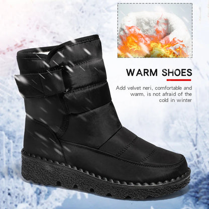 Women’s Waterproof Plush Platform Snow Boots