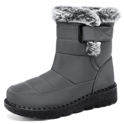 Women’s Waterproof Faux Fur Snow Boots