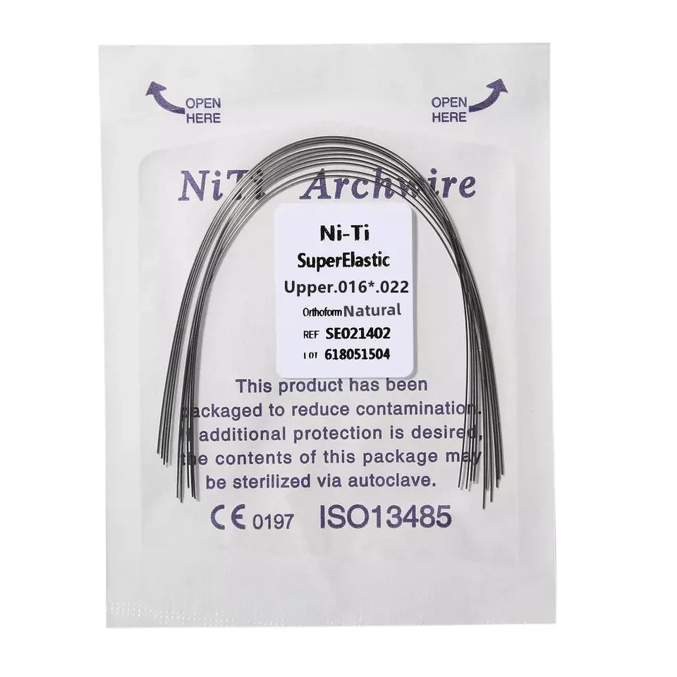 Orthodontic Arch Wires 10 Pcs Super Elastic Round