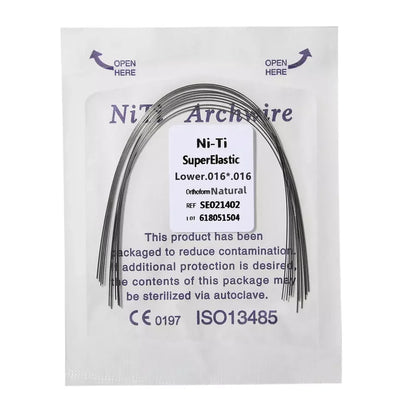 Orthodontic Arch Wires 10 Pcs Super Elastic Round