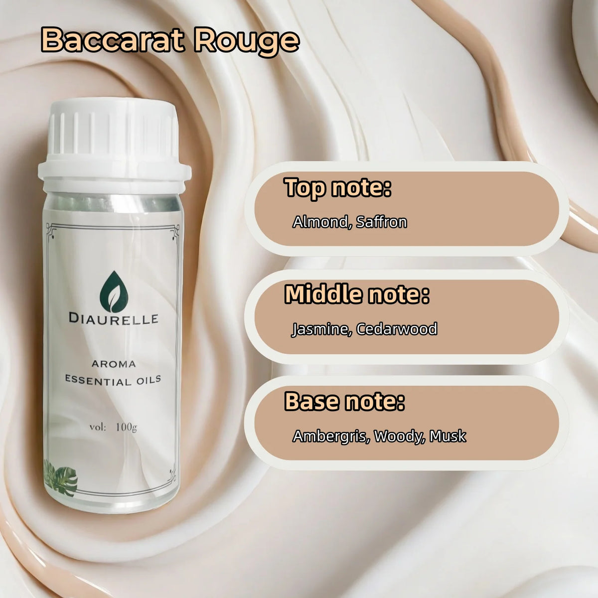 Baccarat Rouge Essential Oil 100ml Pure Plant