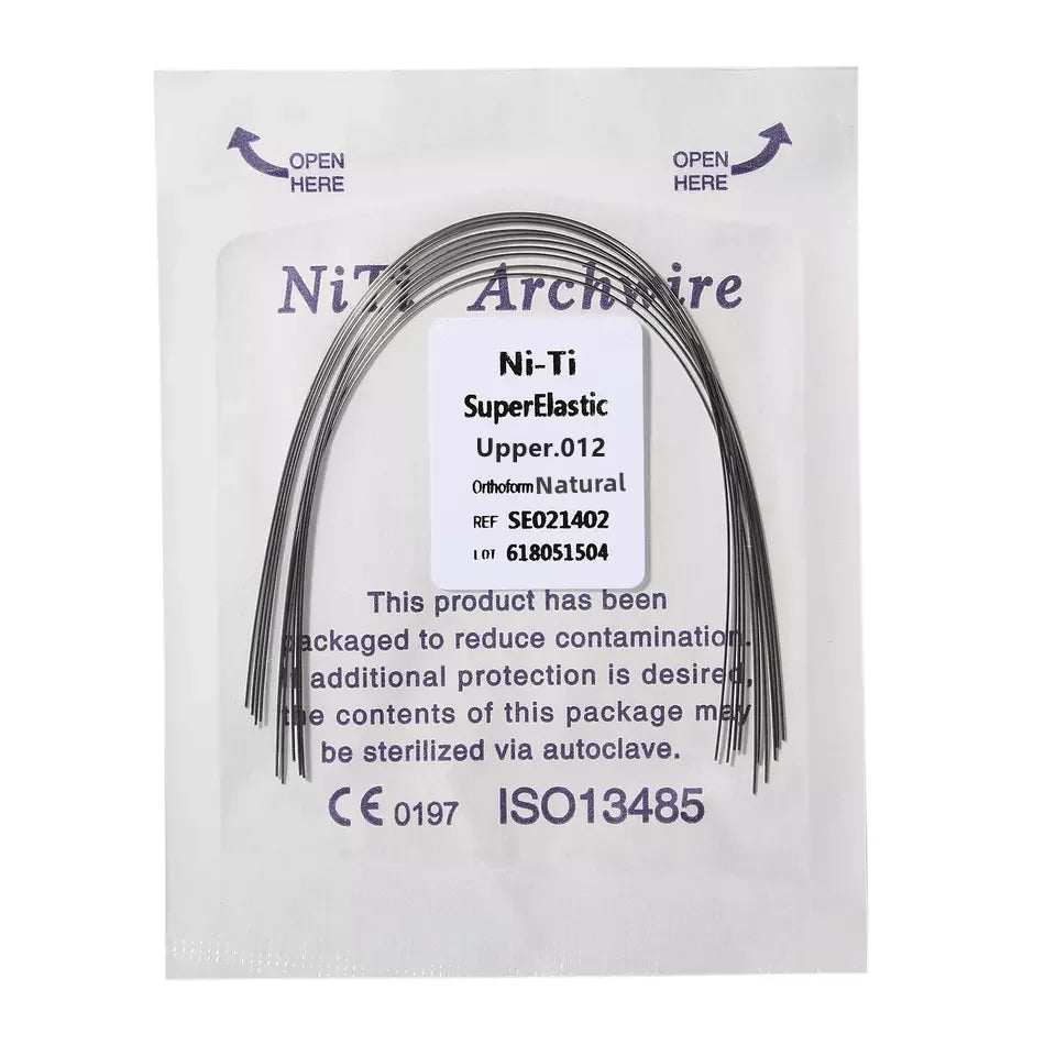 Orthodontic Arch Wires 10 Pcs Super Elastic Round