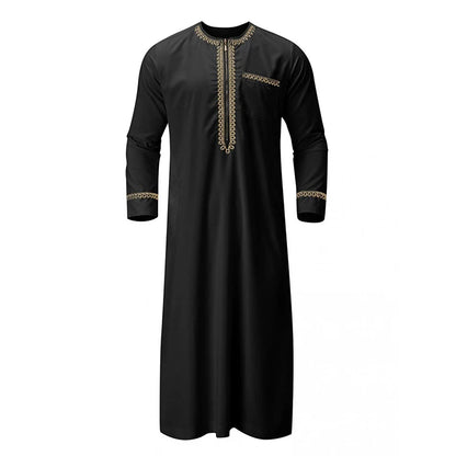 Men's Traditional Embroidered Moroccan Kaftan