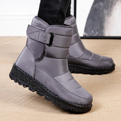 Women’s Waterproof Plush Platform Snow Boots