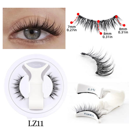 Magnetic Eyelashes Kit Reusable Handmade Faux Mink Lashes