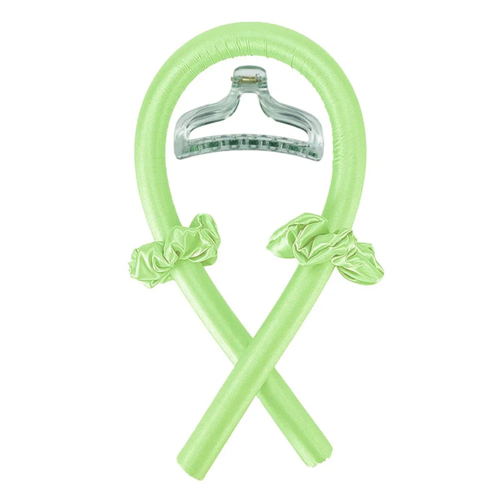 Heatless Silk Curling Rod Headband