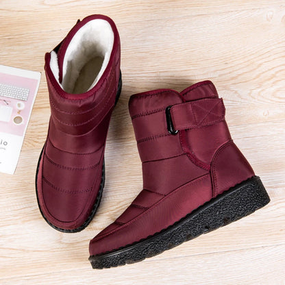 Women’s Waterproof Plush Platform Snow Boots