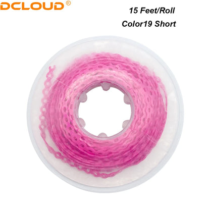 Orthodontic Elastic Power Chain 15ft Spool Dental Rubber Chain 4.57m