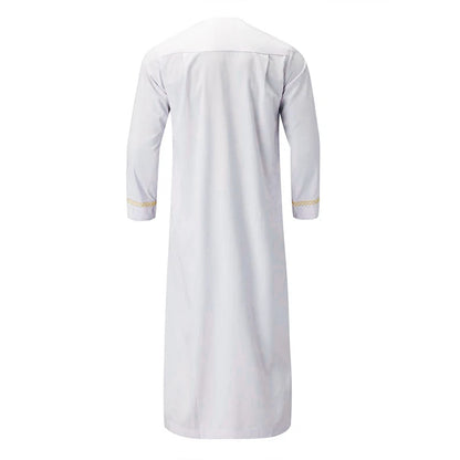 Men's Traditional Embroidered Moroccan Kaftan