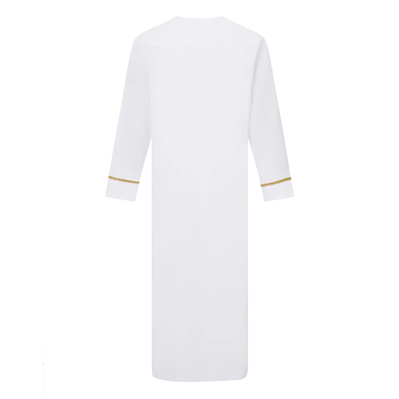 Men's Traditional Embroidered Moroccan Kaftan