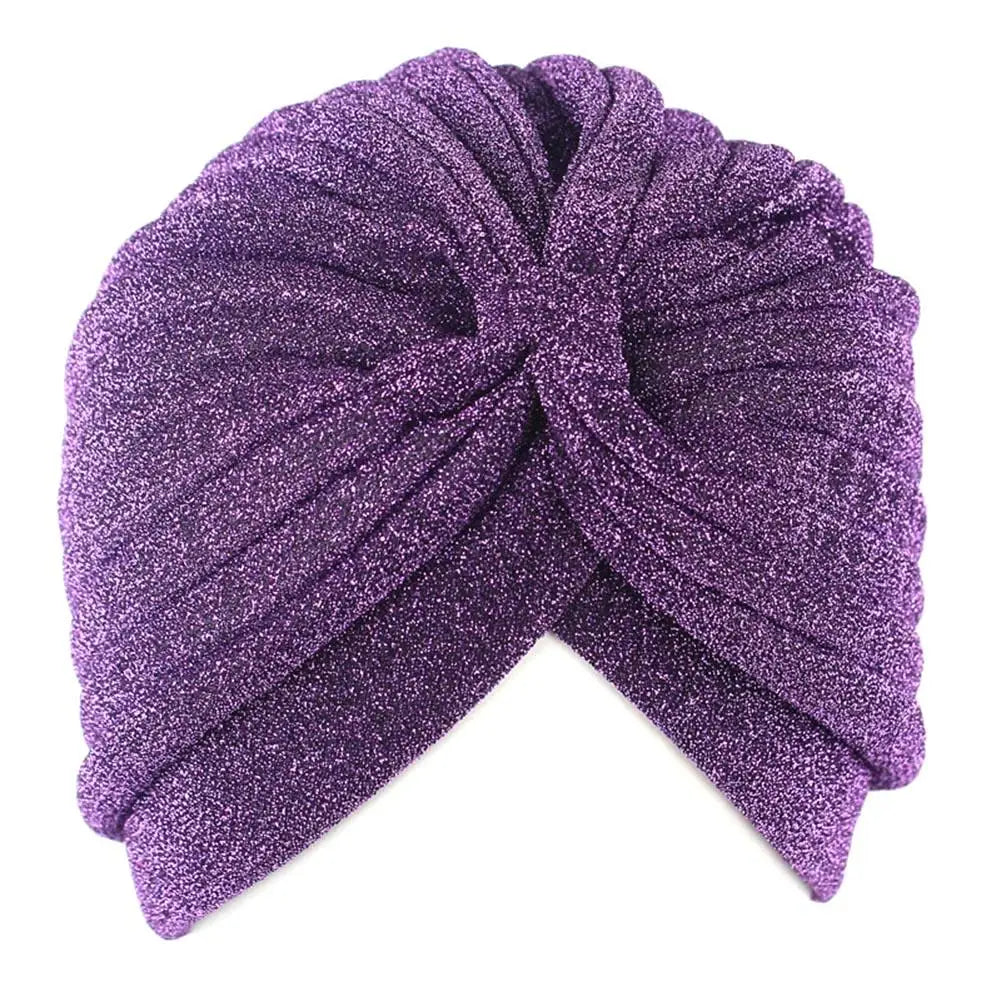 Luxe Shimmer Turban Headwrap