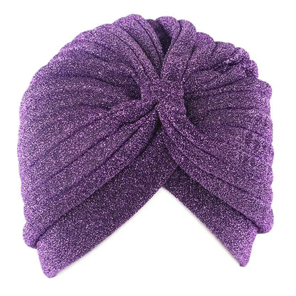 Luxe Shimmer Turban Headwrap