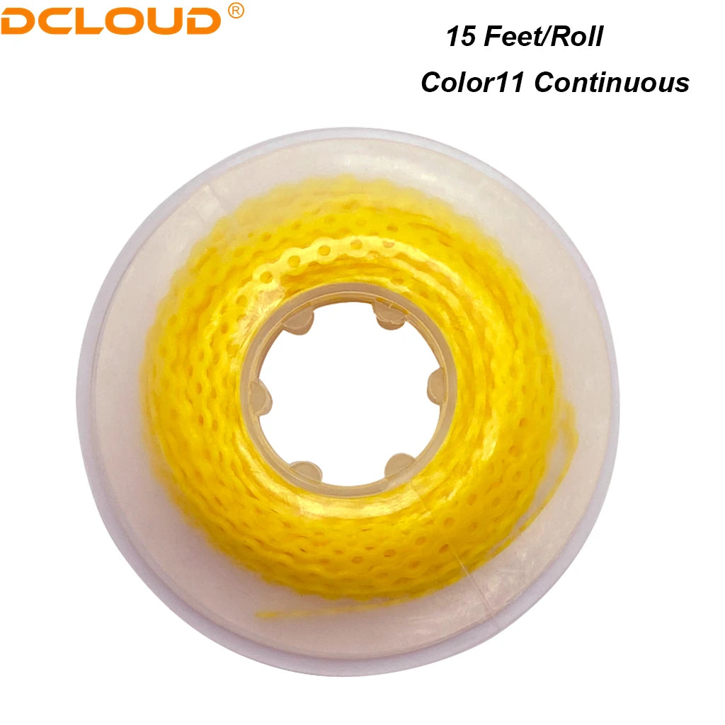Orthodontic Elastic Power Chain 15ft Spool Dental Rubber Chain 4.57m