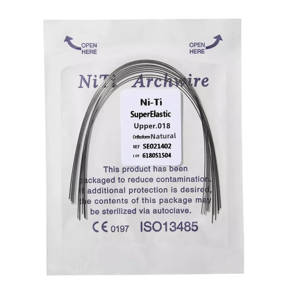 Orthodontic Arch Wires 10 Pcs Super Elastic Round
