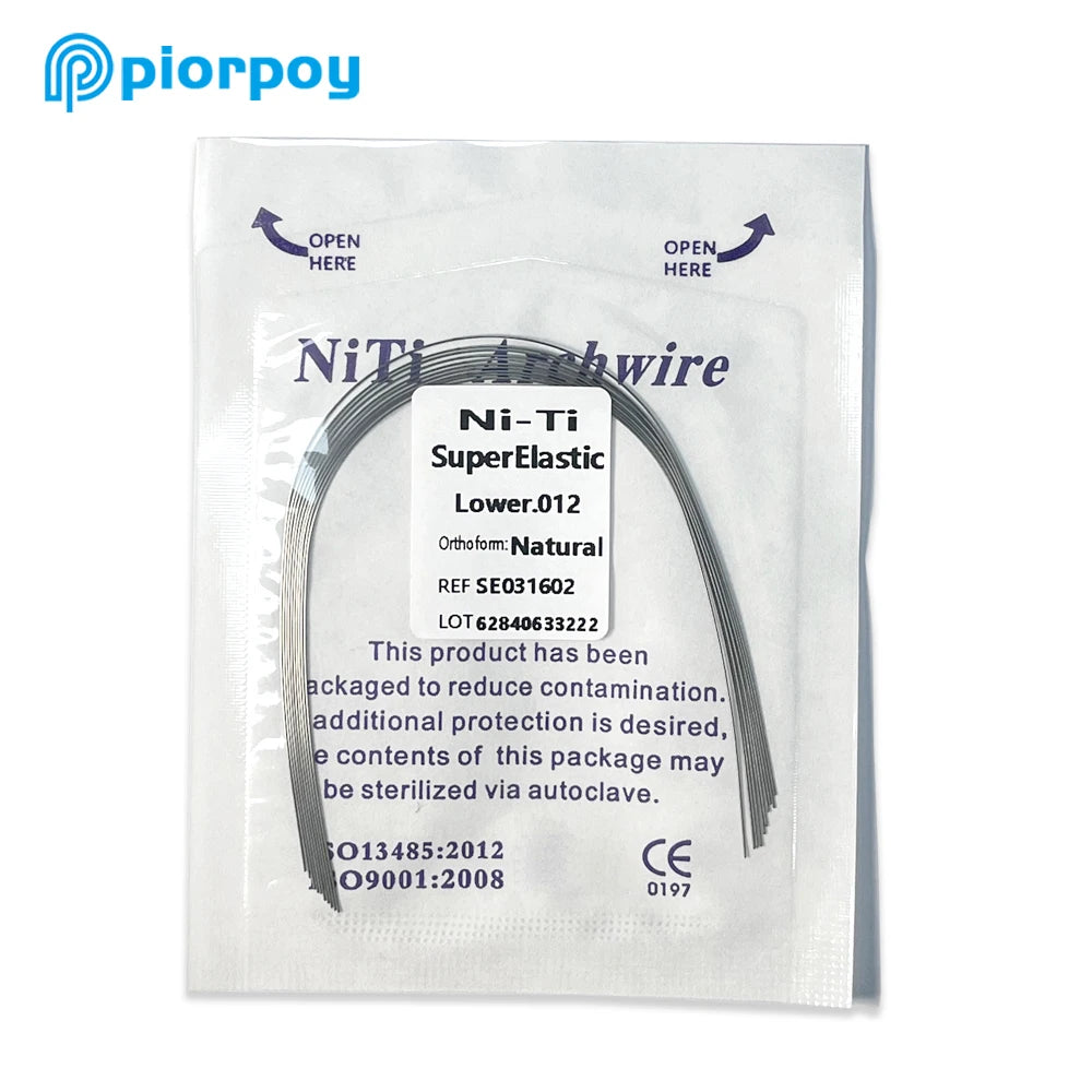 Orthodontic Arch Wires 10 Pcs Super Elastic Round