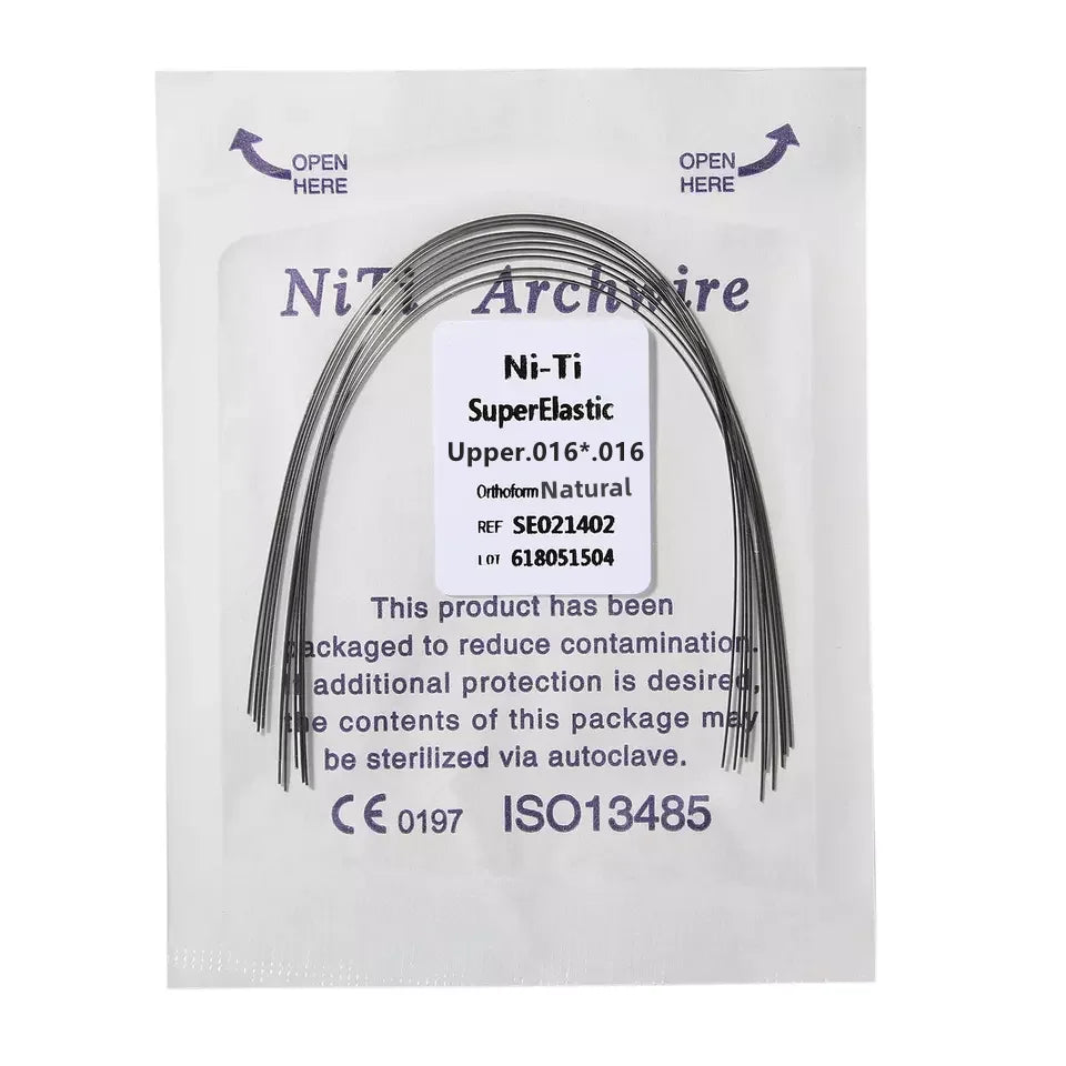 Orthodontic Arch Wires 10 Pcs Super Elastic Round